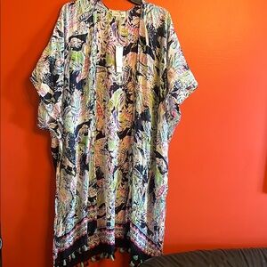 Charlie Paige Multicolor Kimono Cardigan size une